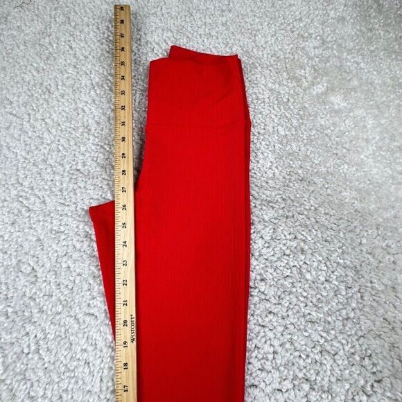 Beach Riot Ayla Ribbed Legging Red - Picture 9 of 12